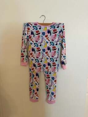 Disney Inside Out 2 Bamboo Viscose Two Piece Pajama Set Size 5-6T